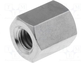 TFF-M4X8/DR116, Дистанцирующая стойка с резьбой, 8мм, Внутр.резьба: M4, латунь