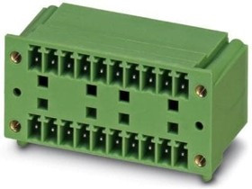 1843033, Pluggable Terminal Blocks 13 Pos 3.81mm pitch Through Hole Header