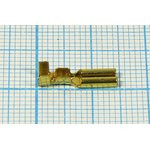 Клемма розетка, 2,8x0,6, латунь