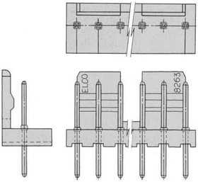 608263304815001+, Headers &amp; Wire Housings WIRE TO BOARD