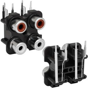 RCA-407 PCB jack, Разъём RCA , 50 В