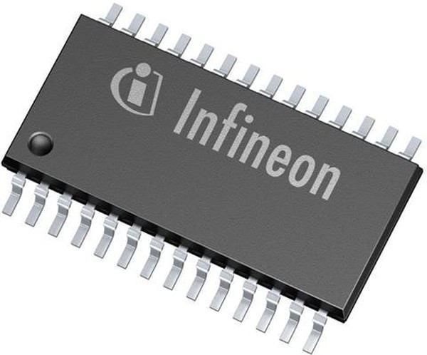 6ED003L02F2XUMA1, Драйвер трехфазный 600В 28TSSOP