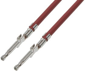 217470-2122, Rectangular Cable Assemblies ULTRA-FIT F-F 150MM 16 AWG LEADS RD Sn