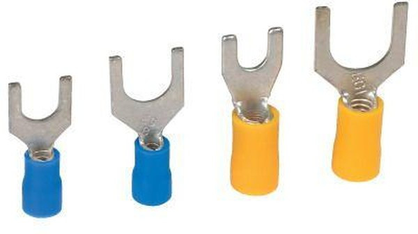 Наконечник вилочный изолированный 2.5-6кв.мм А=1.2мм желт. (уп.50шт) DKC 2C112P