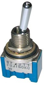 8F2011-Z, Рычажный переключатель, Вкл.-Вкл., DPDT, Без Подсветки, 8F, Панель, 6 А