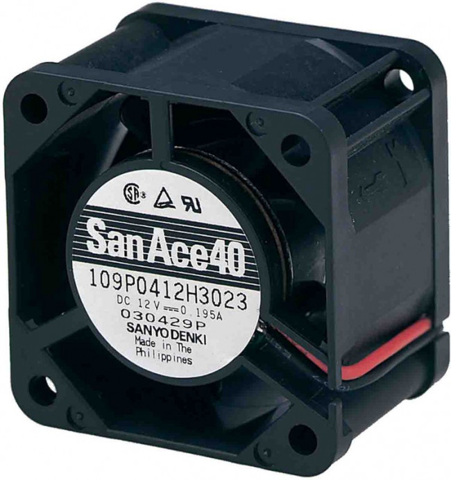Вентилятор Sanyo Denki 109P0424H6D01 40X20MM 24VDC 0.07A 3pin Вентилятор Sanyo Denki 109P0424H6D01 40X20MM 24VDC 0.07A 3pin