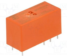 4-1393243-7, Power Relay 24VDC 8A DPDT(29mm 12.7mm 15.7mm) THT