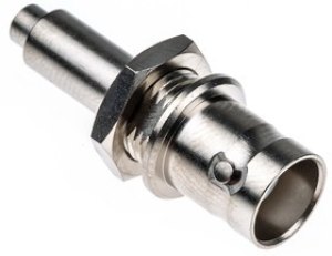 R141306000W, RF Connectors / Coaxial Connectors BNC / STRAIGHT BULKHEAD JACK FRONT MOUNT CRIMP TYPE - CABLE 2.6/50 S