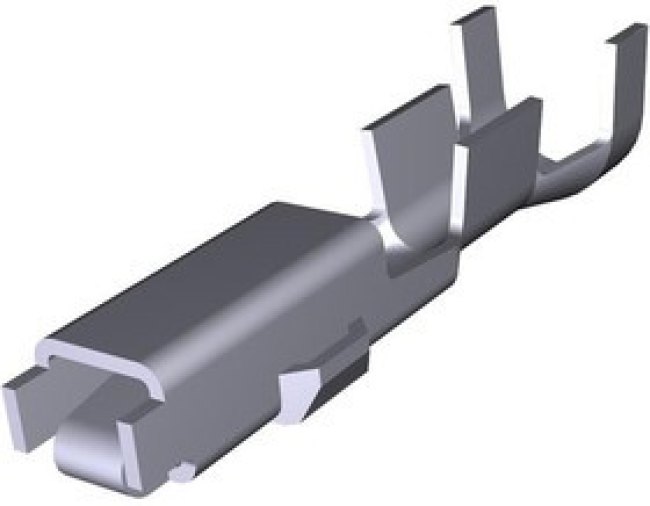 184095-1 (Cut Strip), Automotive Connectors RECPT, CONTACT Cut Strip of 100