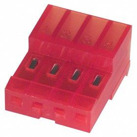 3-640440-4, IDC Connector, 22 AWG, IDC Receptacle, Female, 2.54 мм, 1 Ряд, 4 контакт(-ов), Монтаж на Кабель