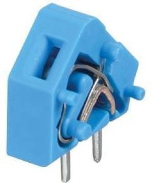 PCB terminal, 1 pole, pitch 5 mm, AWG 28-12, 24 A, cage clamp, blue, 236-744 PCB terminal, 1 pole, pitch 5 mm, AWG 28-12, 24 A, cage clamp, blue, 236-744