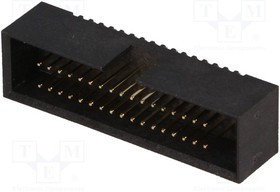 DS1031-16-34V8B, Гнездо, IDC, "папа", PIN 34, прямой, 1,27мм, THT, gold flash