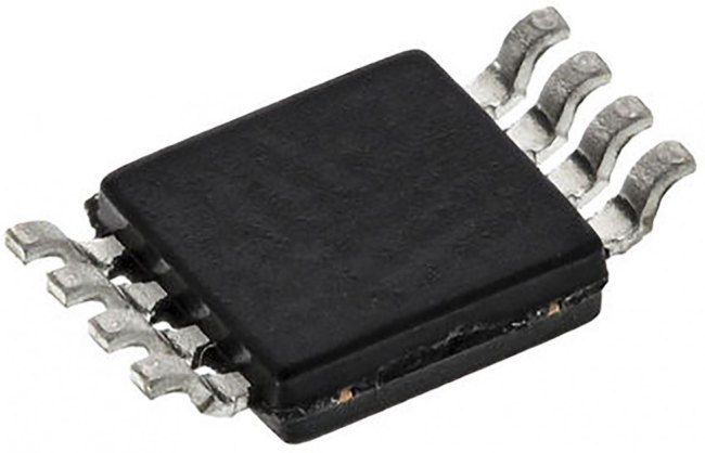 OPA2333AIDGKT, OPA2333AIDGKT , Precision, Op Amp, 350kHz, 3 V, 5 V, 8-Pin MSOP