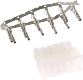 DS1073-02-2x6-FCT6 (MF2x6F), Розетка на кабель 4.2мм 12pin с контактами