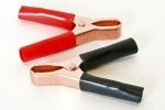 010032, Alligator Clip, Steel Contact, 50A, Black, Red