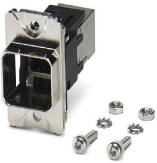 1413961, CUC Panel Mounting Frame for use with RJ45 Connectors