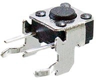 KAN0631N-0431B010-42, переключатель кнопочный 7.11x7.01мм (= 1825027-2 FSMRA1JH04)