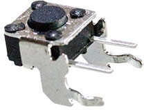 KAN0631N-0431B010-42, переключатель кнопочный 7.11x7.01мм (= 1825027-2 FSMRA1JH04)