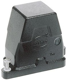 19400060512, Heavy Duty Power Connectors METAL HOOD HAN 6HPR SCW LCKING