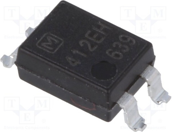 AQY412EHA, Реле: полупроводниковое, Iупр.макс: 3мА, 550мА, макс.60ВAC, 1Ом AQY412EHA, Реле: полупроводниковое, Iупр.макс: 3мА, 550мА, макс.60ВAC, 1Ом