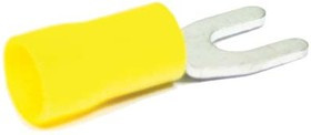 Клемма"U", 4,3мм, 4,0-6,0мм2, обжимная, желтый