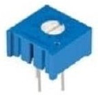 3386P-1-100LF, Подстроечный потенциометр, 10 Ом, 500 мВт, ± 10%, Серия Trimpot 3386, 1 виток(-ков)