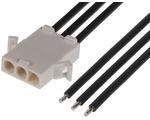 216293-1031, Rectangular Cable Assemblies STANDARD .093 3 CKT P TO S 150MM