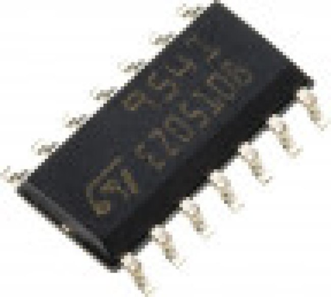 TS954IDT, Operational Amplifiers - Op Amps Quad Rail-to-Rail