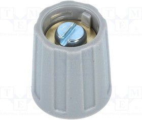 A2513048, Ручка, без указателя, ABS, dоси: 4мм, d13,5x15,5мм, серый