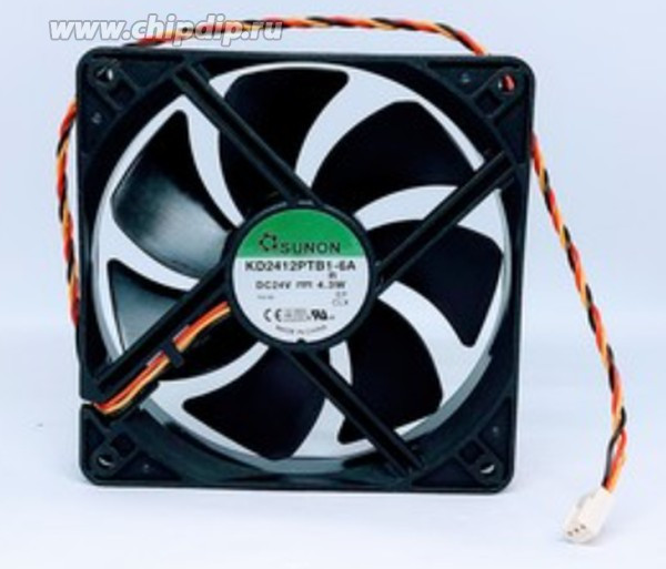 Вентилятор Sunon KD2412PTB1-6A DC 24v 4.3W 3pin 120x25