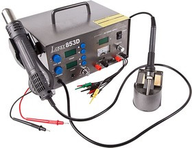 LUKEY-853D, Станция паяльная 3 в 1, фен + паяльник + блок питания 2A LUKEY-853D, Станция паяльная 3 в 1, фен + паяльник + блок питания 2A