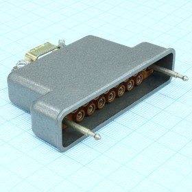 РП10-15 ЛП розетка с/к, Соединитель низкочастотный, прямоугольный, внутреннего монтажа, год 2023
