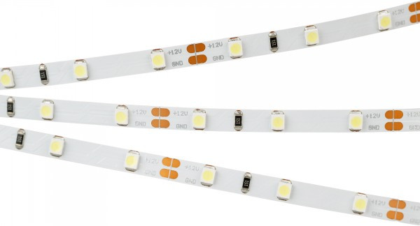 Arlight Лента RT-A60-5mm 12V White6000 (4.8 W/m, IP20, 2835, 5m) (4.8 Вт/м, IP20)