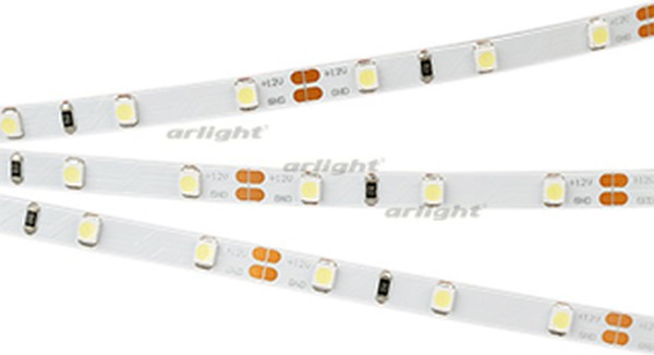 Arlight Лента RT-A60-5mm 12V White6000 (4.8 W/m, IP20, 2835, 5m) (4.8 Вт/м, IP20)