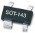BFR183E6327HTSA1, RF Bipolar Transistors NPN RF Transistor 12V 65mA 450mW