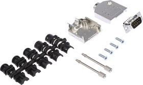 L717D E09P ST3, Amphenol 9 Way Panel Mount D-sub Connector Plug