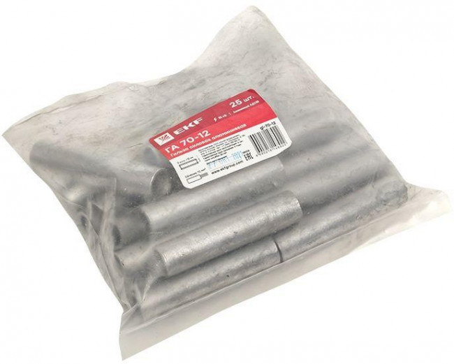 Гильза алюминиевая соединительная GL-70-12 (ГА) EKF gl-70-12