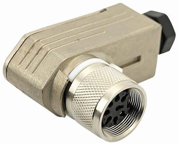 C09131F1071002, C 091 D 7 Pole Right Angle M16 Din Socket, 5A, 100 V ac/dc IP67, Female, Cable Mount