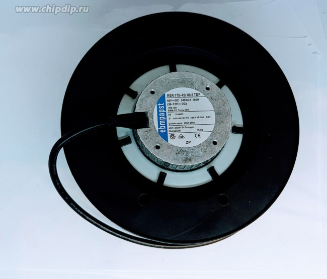 Вентилятор Ebmpapst RER 175-42/18/2 TDP DC 48V 3450mA 4pin Вентилятор Ebmpapst RER 175-42/18/2 TDP DC 48V 3450mA 4pin