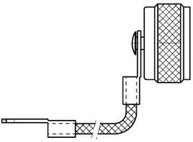 R161804000, RF Connector Accessories N / MALE DUST CAP WITH CORD