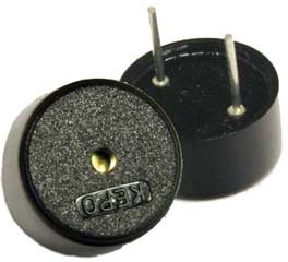 Излучатель звука пьезоэлектрический без генератора 12.7x 7мм, 1~30В, 4.0 кГц, шаг 7.5мм; зп 12,7x 7\