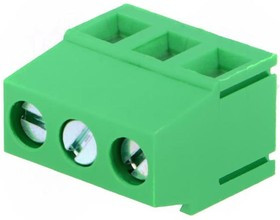 EBVA-03-C, Зажимная рейка для печатных плат, угловой 90°, 5мм, на PCB, 15А