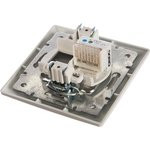 430201 Розетка телефонная RJ11, СУ, Solo, белый Б0043375