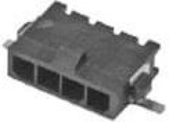 2-1445057-4, Pin &amp; Socket Connectors HDR ASSY 4 POS R/A SINGLE ROW TIN