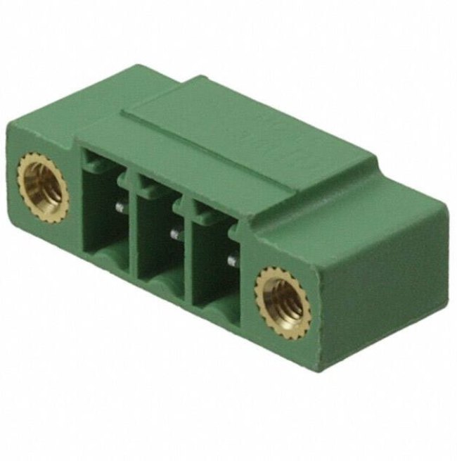 1827871, Pluggable Terminal Blocks 3 Pos 3.81mm pitch Through Hole Header