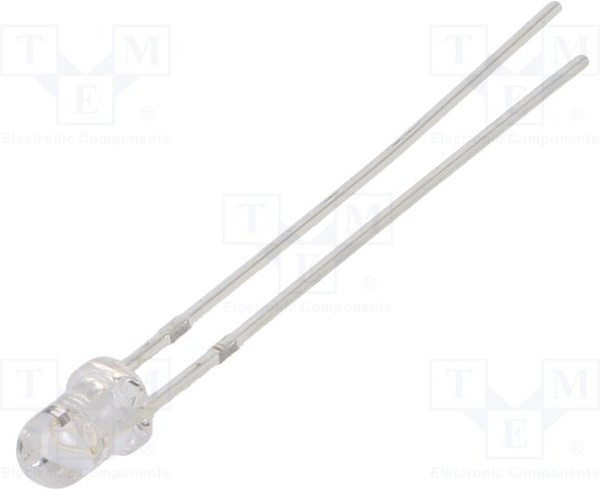 OSRBMS3131A, LED; 3mm; red/blue; bicolour; 30°; 3?4.5V; Lens: transparent; 20mA