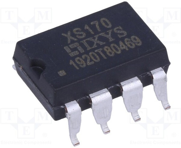 XS170S, Реле: полупроводниковое; SPST-NO; Iупр.макс: 50мА; 100мА; 50Ом; SMT