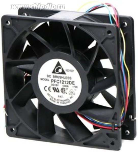 Вентилятор Delta PFC1212DE 120x38 mm DC 12V 4.8A