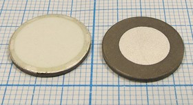 Пьезоэлемент ультразвуковой, размер 16 x 1.2, форма диск, частота 1.7МГц, модель AW8Y16120B2, Audiow