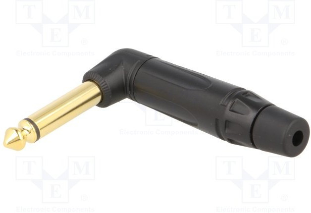 ACPM-TB-AU, Phone Connectors 1/4" MONO PHONE PLUG RIGHT ANGLE, GOLD